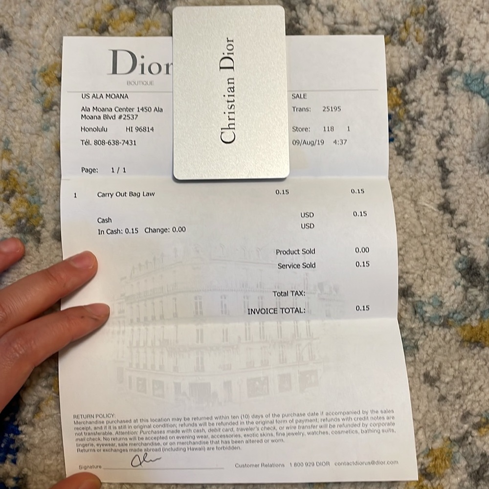 Authentic Dior mid-size saddle bag - Picture 3 of 5